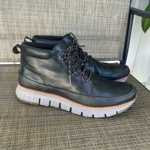 Cole Haan Men\'s Hawthorne Black WR Leather Chukka Boots 11.5M - New in Box Cole Haan Men main image 3